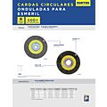 Carda copa ondulada alambre delgado para esmeril 6" x 13/16" con adaptadores Surtek