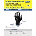 Paq c/6 Guantes de Nailon con recubrimiento de poliuretano CH Foy