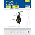 Polea giratoria 3", 1.8 Kg Surtek