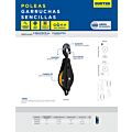 Polea giratoria 3", 1.15 Kg Surtek