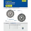 Carda circular trenzada alambre grueso 6" x 0.51 mm con rosca 5/8" Surtek