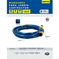 Manguera para jardín contractor con conector plástico 1/2", 6 m Surtek