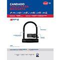 Candado para bicicleta tipo disco "U" Lock