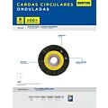Carda circular ondulada alambre delgado 4" x 0.30 mm multi eje Surtek
