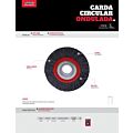 Carda circular ondulada 12" x 0.30 mm multi eje Urrea