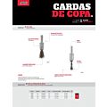 Carda copa ondulada alambre fino de acero inoxidable 1/2" x 0.20 mm con zanco 1/4" Urrea
