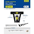 Dobladora hidráulica para tubo, 1/2" a 2", 12 ton Surtek