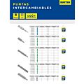 Punta Torx de poder para destornillador hexágono de 1/4", T6 x 2" 5 piezas Surtek