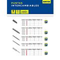 Punta Phillips de poder para destornillador hexágono de 1/4", #2 x 3" 5 piezas Surtek
