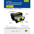 Juego de cajas portaherramientas plásticas, 4 piezas Surtek