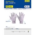 Paq c/6 Guantes de loneta unitalla Surtek