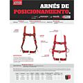 Arnés de posicionamiento sencillo, talla 40-44 Urrea