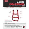 Arnés de rescate con cinturón, talla 40-44 Urrea