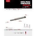 Guia para cortador anular 6.35" x 77 mm Urrea