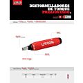 Destornillador de torque preajustado con mango plástico cuadro de 1/4", 4-40 in-lb Urrea