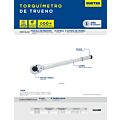 Torquímetro de trueno una escala cuadro de 3/4", 50-300 ft-lb Surtek