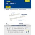 Barra de silicón 5/16" x 10 cm, 12 piezas en blíster Surtek