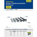 Grapas para engrapadora manual 7/16" x 5/16", 114301 y 114300 Surtek