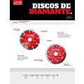 Disco de diamante turbo, 7" Urrea