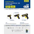 Pistola para barras de silicon 1/2" 80 W Surtek