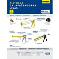 Paq c/6 Pistola calafateadora lisa reforzada Surtek