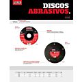 Paq c/50 Disco abrasivo tipo 1 para metal 4-1/2" x 1/16" Urrea