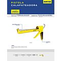 Paq c/6 Pistola calafateadora con cremallera reforzada Surtek