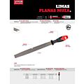 Lima plana muza con mango bimaterial 12" Urrea