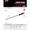 Lima para motosierra con mango bimaterial 7/32" x 8" Urrea