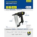 Clavadora neumática calibre 18GA capacidad 100 clavos, 2" Surtek