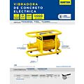 Vibradora de concreto eléctrica con motor de 4 tiempos 1.5 HP Surtek