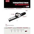 Torquímetro de carátula cuadro de 3/8", 0-300 in-lb Urrea