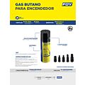 Paq c/12 Lata de gas butano para encendedor 125 g Foy