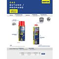 Paq c/12 Lata de gas butano/propano con válvula roscada 275 g Surtek