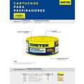 Cartucho para respirador con protección para pintura en aerosol Surtek