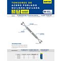 Tensor de acero forjado quijada - quijada 5/8" x 9" Surtek