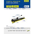 Corta azulejos con baleros 26" Surtek