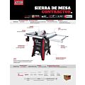 Sierra de mesa contract 10" 1800 W Urrea