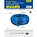Manguera para jardín contractor con conector metálico 1/2", 50 m Surtek