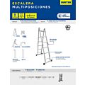 Escalera multiposiciones tipo III con 12 peldaños Surtek