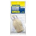Paq c/10 Portalámpara con ladrón, color marfil Surtek