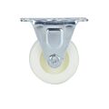 Rodaja de polipropileno blanca fija 2" Surtek