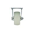 Rodaja de polipropileno blanca fija 2-1/2" Surtek