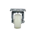 Rodaja de polipropileno blanca giratoria 2-1/2" Surtek